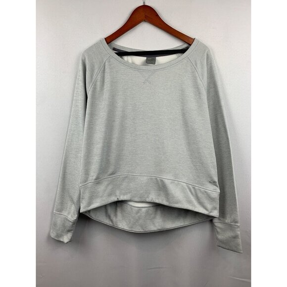 Champion Womens Duo Dry Sweatshirt L Light Gray - Picture 1 of 6
